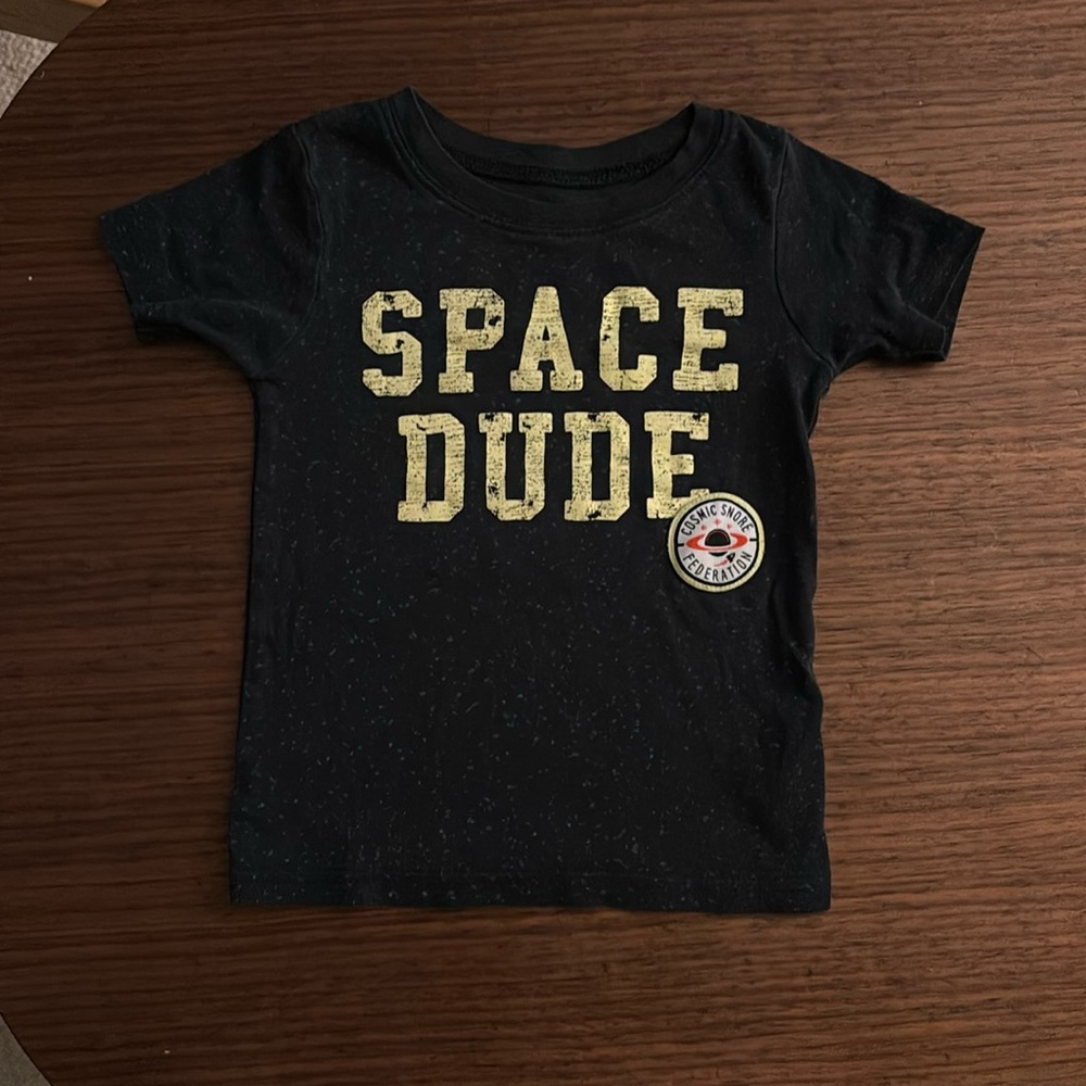 Space dude, baby shirt
